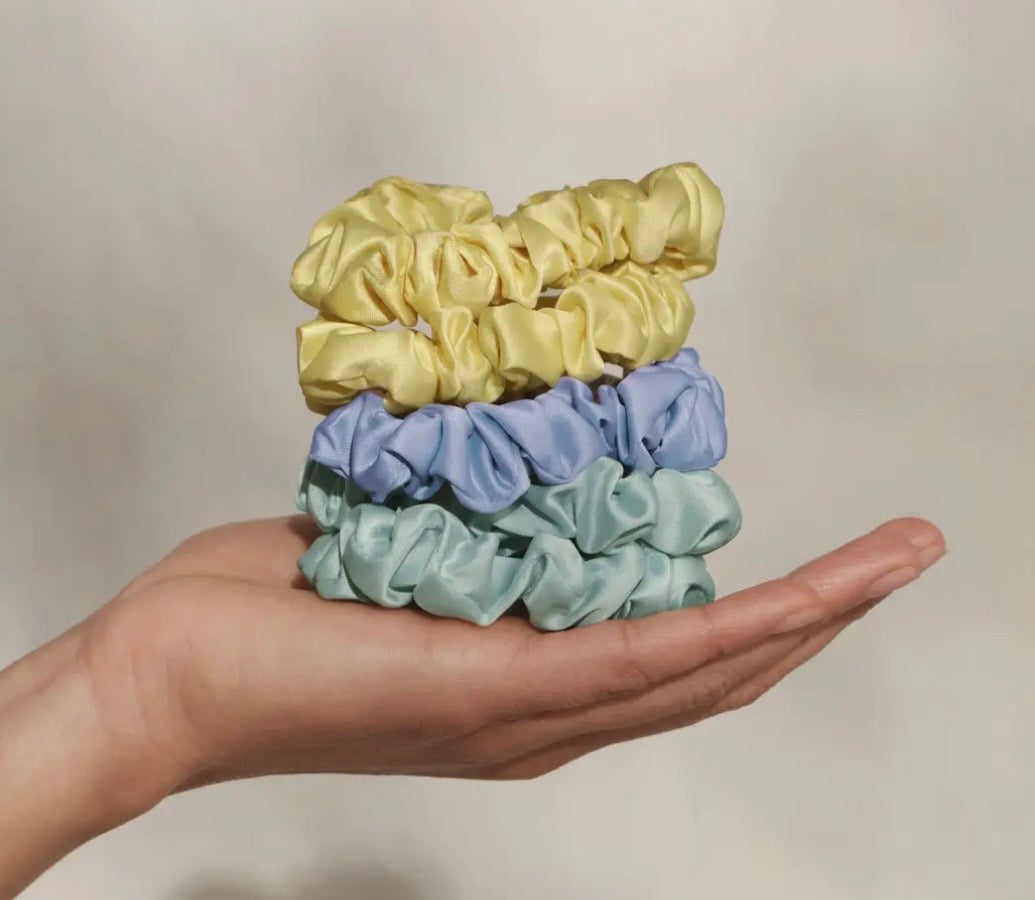 Satin Scrunches-5 Pc.