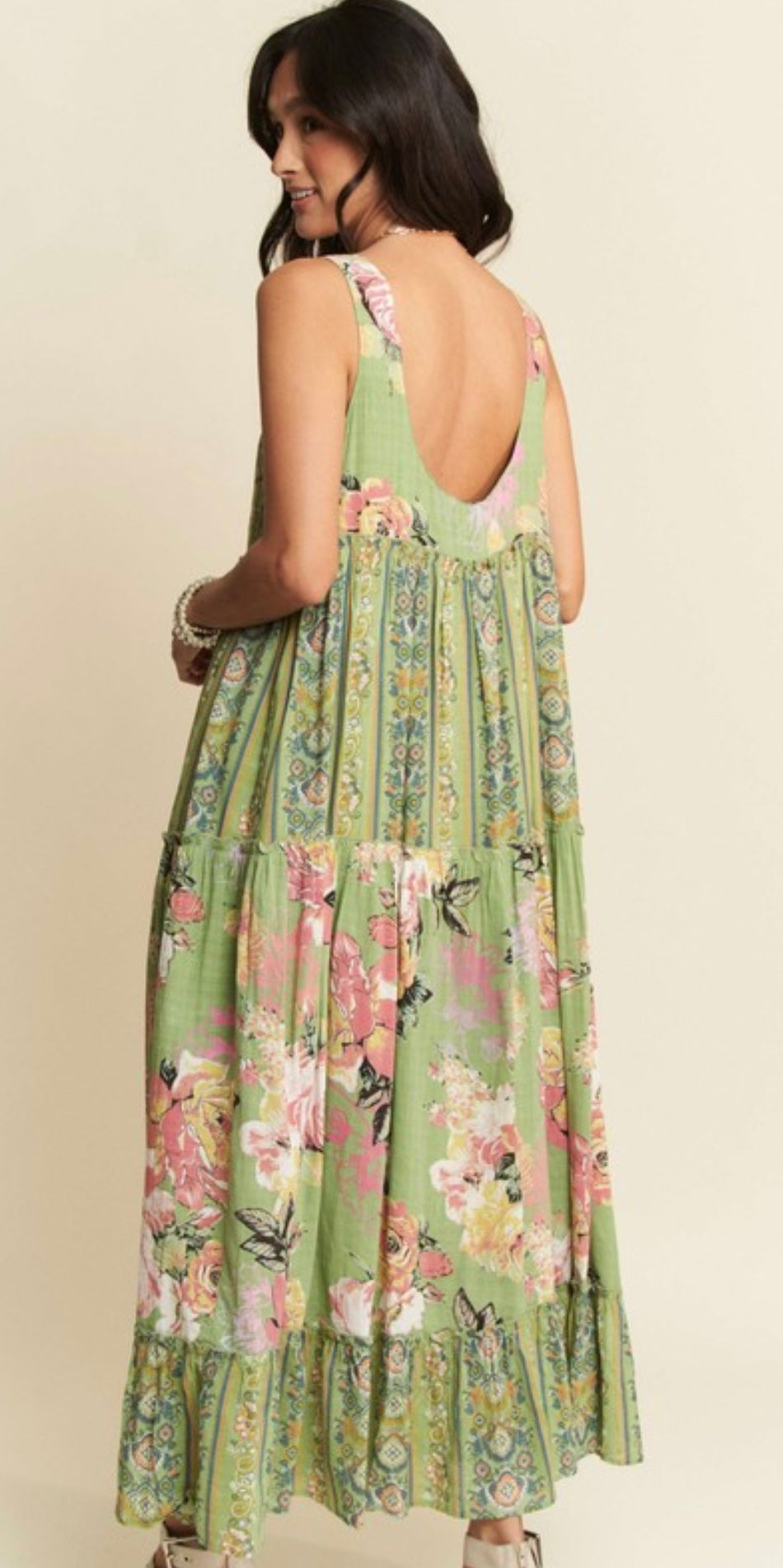 FP Vibe Boho Stripe Mixed Maxi Dress