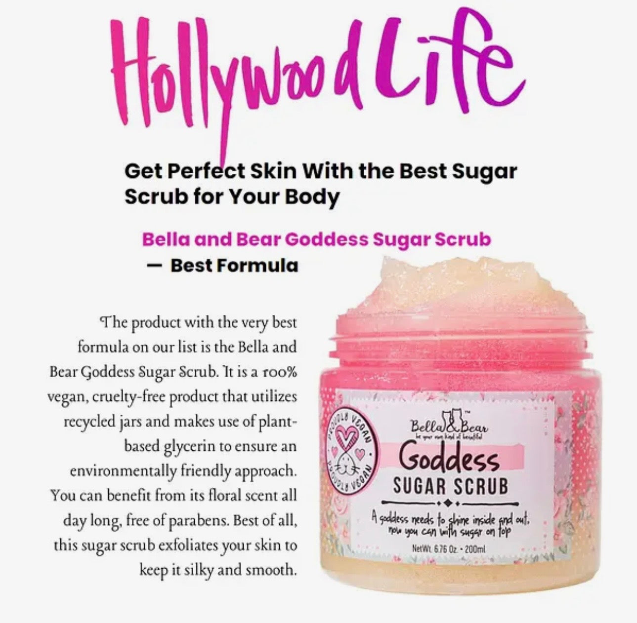 Goddess Sugar Scrub-6.7 Oz.
