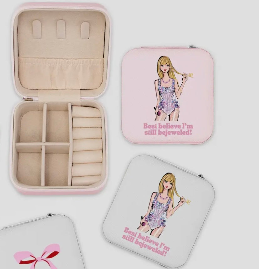 “Swiftie” Travel Jewelry Case (Three Colors)