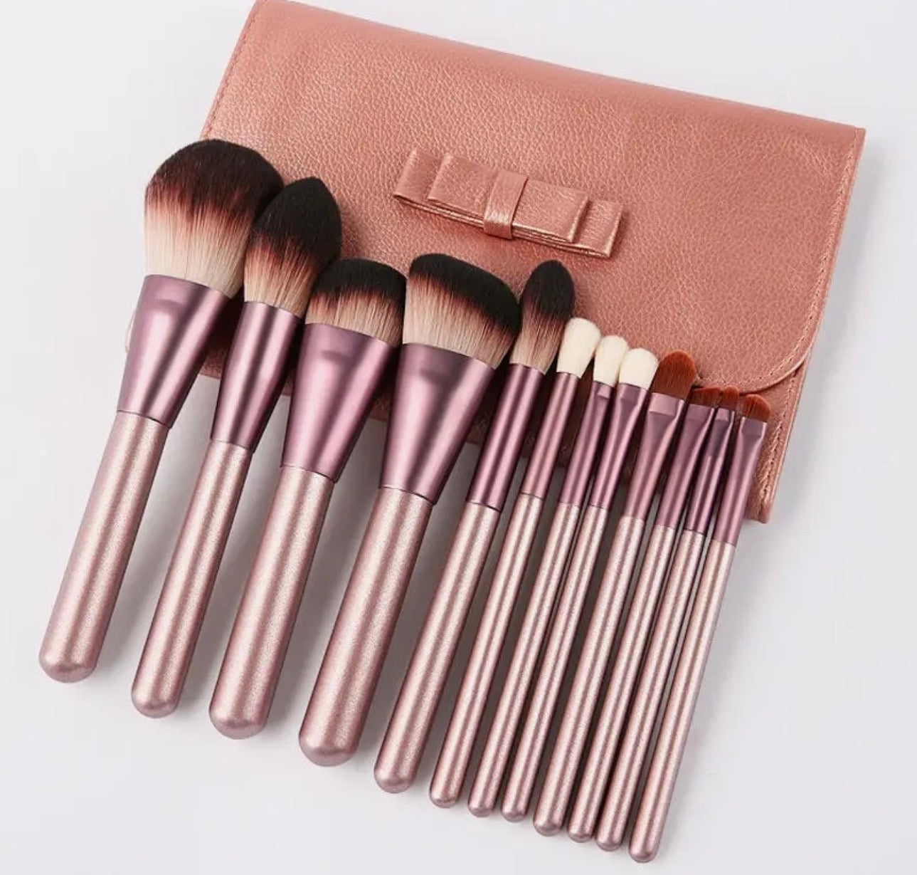 Synthetic Hair 12 Pc. Make Up Brush Set With Case
