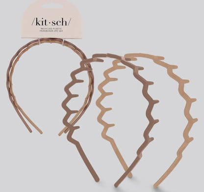 2 Pc. Zigzag Headbands-Neutral