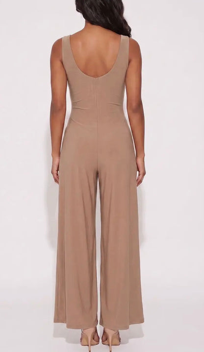 Black Tank Wide Leg Jumpsuit