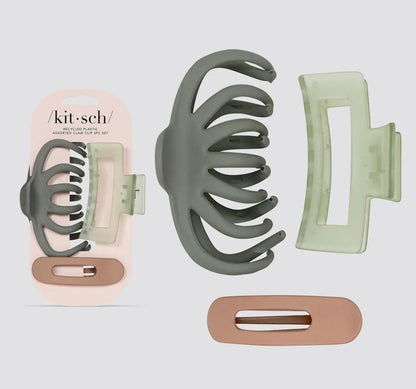 Octopus Assorted Claw Clips-3Pc.