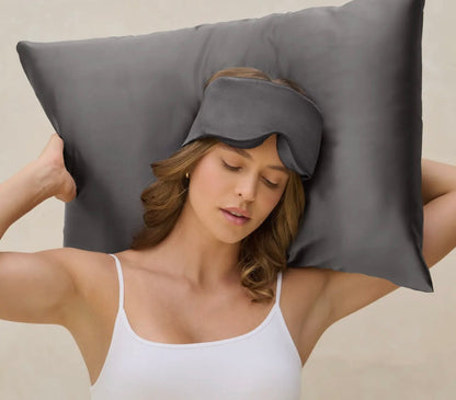 Charcoal Contour Pillow Eye Mask