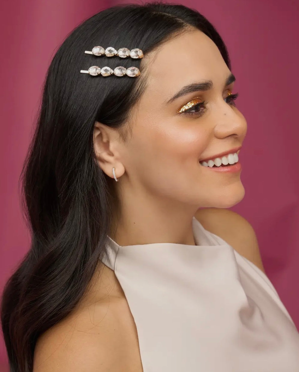 Holiday Gemstone Bobby Pins