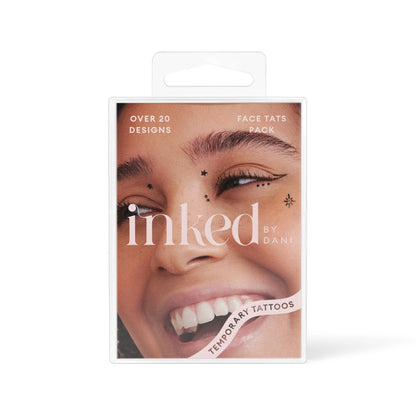 Face Tats Temporary Tattoo Pack