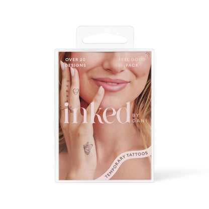 Feel Good Temporary Tattoo Pack – Positive Temporary Tattoos