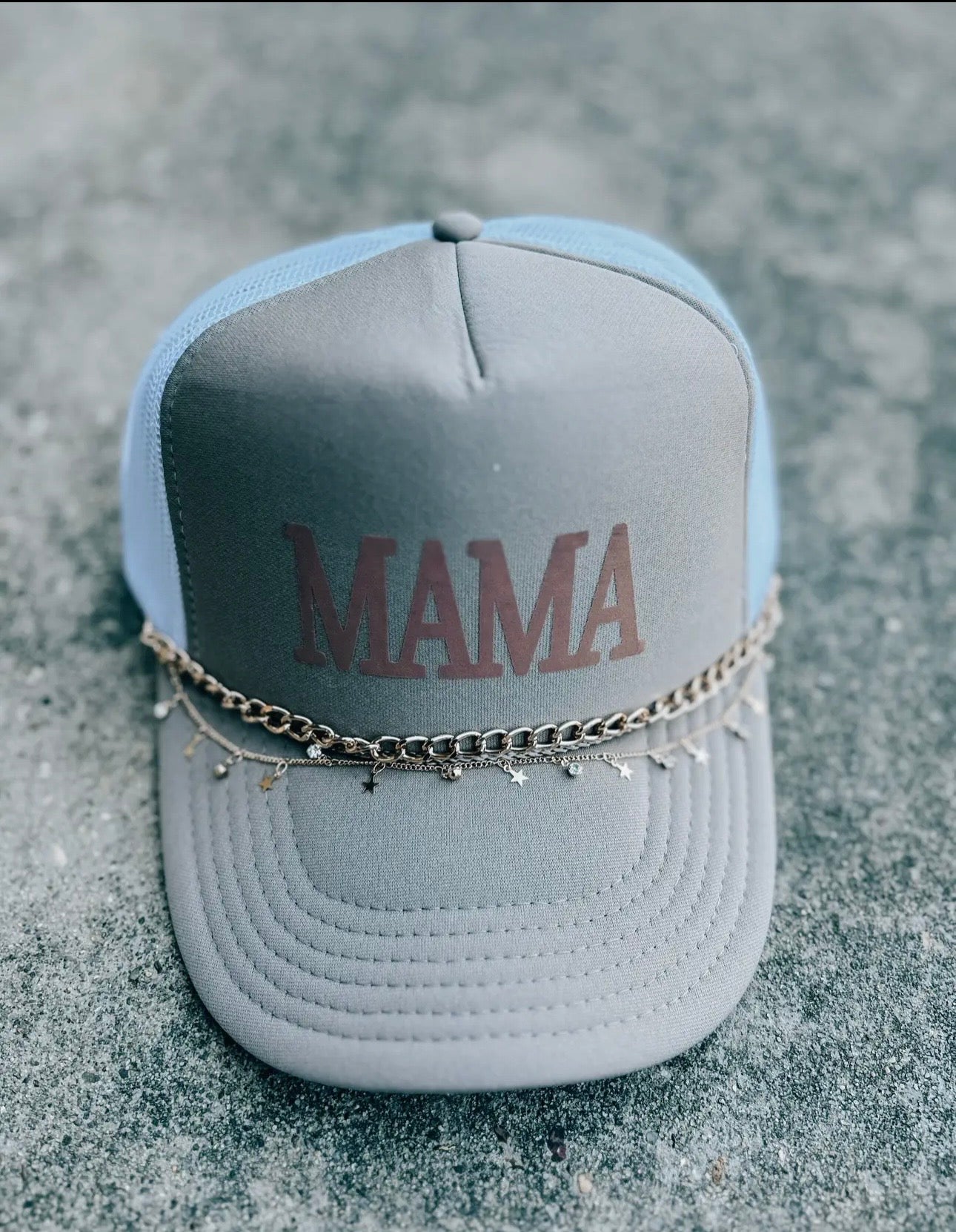 MAMA Trucker Hat W/Chain