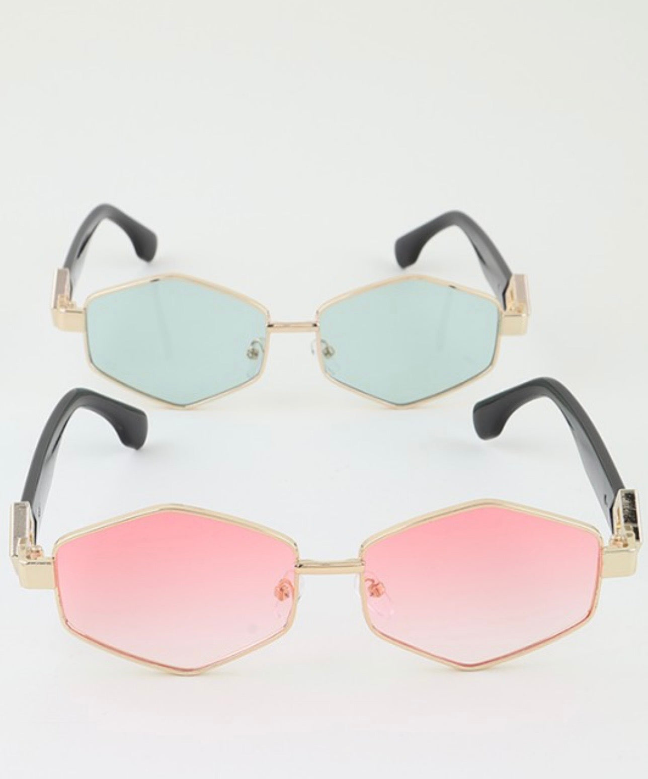 Modern Maze Diamond Cut Sunglasses