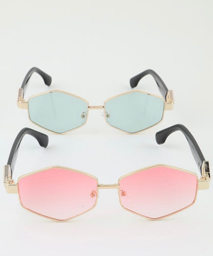 Modern Maze Diamond Cut Sunglasses
