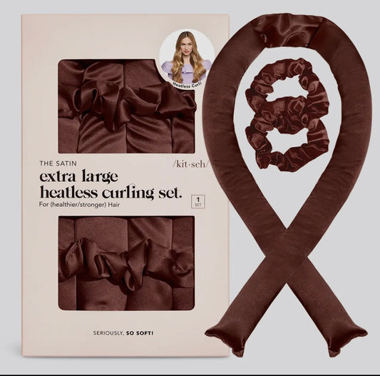 XL Satin Heatless Curling Set