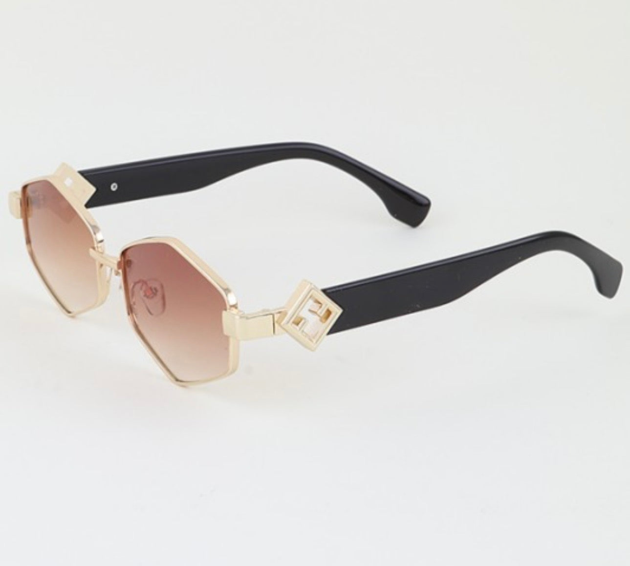 Modern Maze Diamond Cut Sunglasses