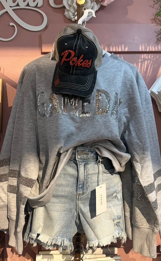 Sequin Game Day Sweat Shirt