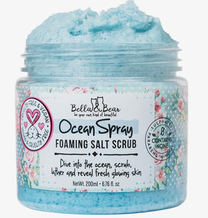 Ocean Spray Foaming Salt Scrub-6.7 Oz.