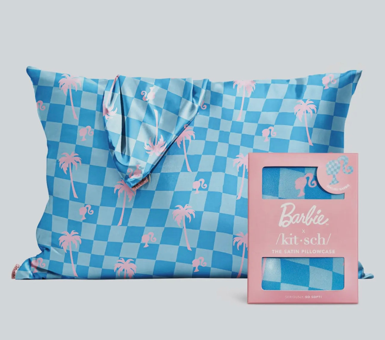 Malibu Barbie Satin Pillow Case-Standard