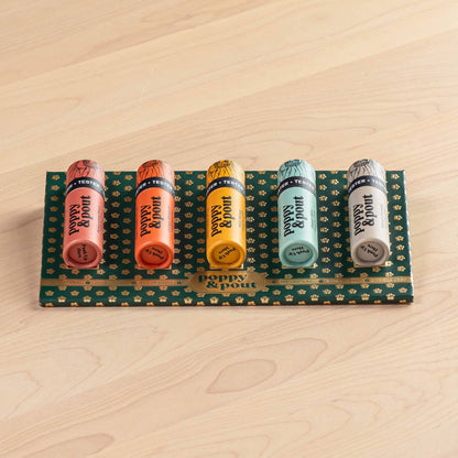 Product Display, Fits 20-Tube Tray, Tester Display, Green
