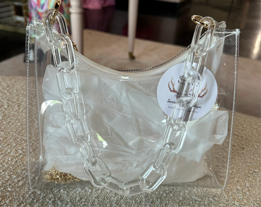 Clear Stadium/Concert Bag With Clear Strap