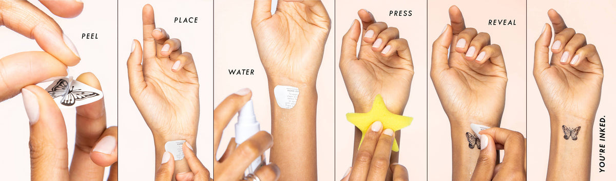 Paradise Temporary Tattoo Pack **NEW**
