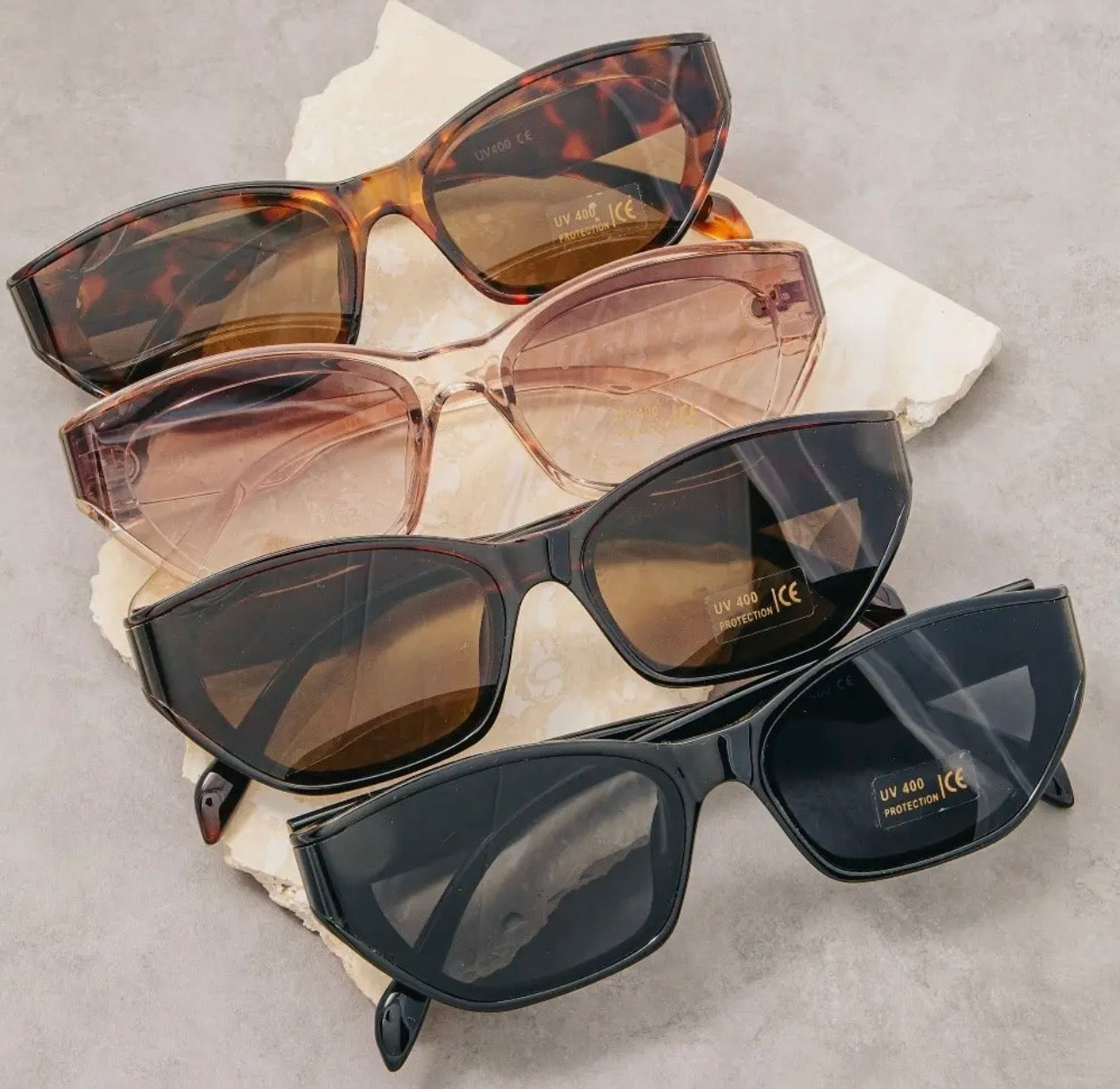 Wide Tortoise Bar Frame Sunglasses