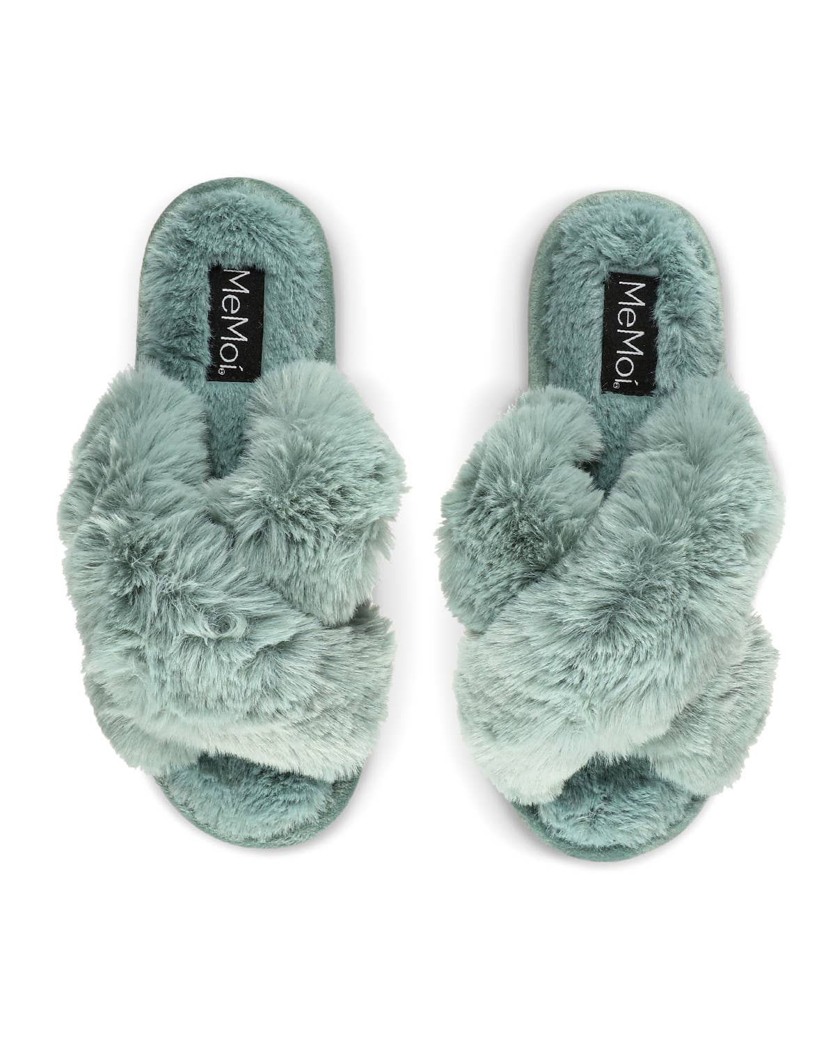 Beverly Faux Fur Open Toe Plush Slipper: Taupe / M 7-8