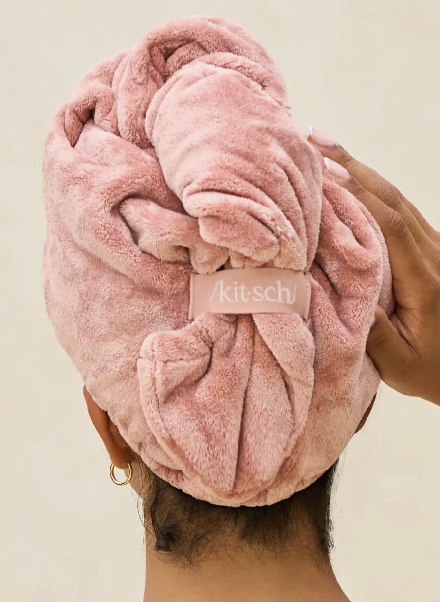 Terracotta Micro Fiber Hair Towel Turban