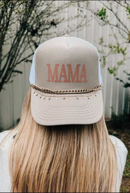 MAMA Trucker Hat W/Chain