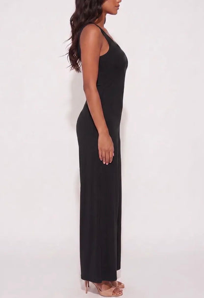 Black Tank Wide Leg Jumpsuit