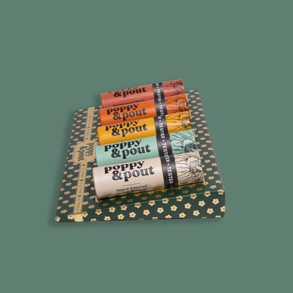 Product Display, Fits 20-Tube Tray, Tester Display, Green