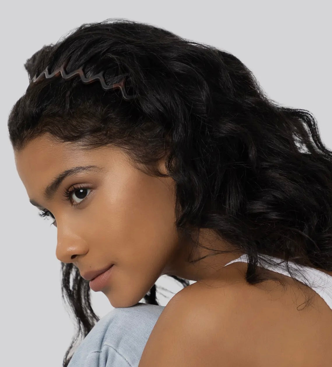 2 pc. Zigzag Headbands-Tortoise/Black