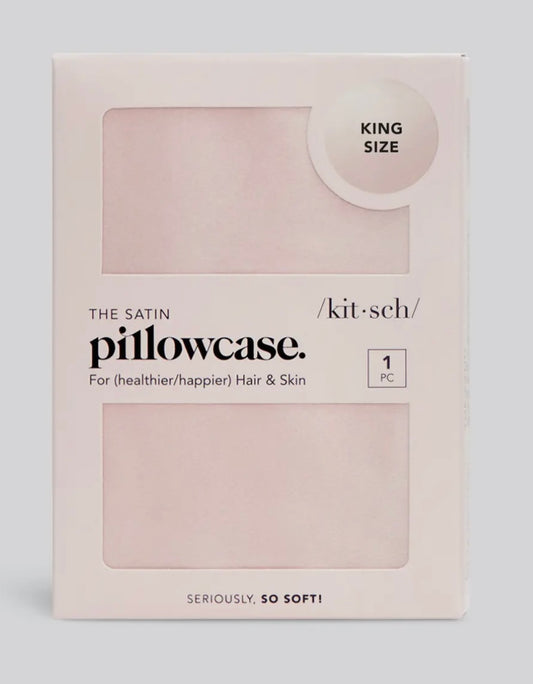 King Blush Satin Pillow Case