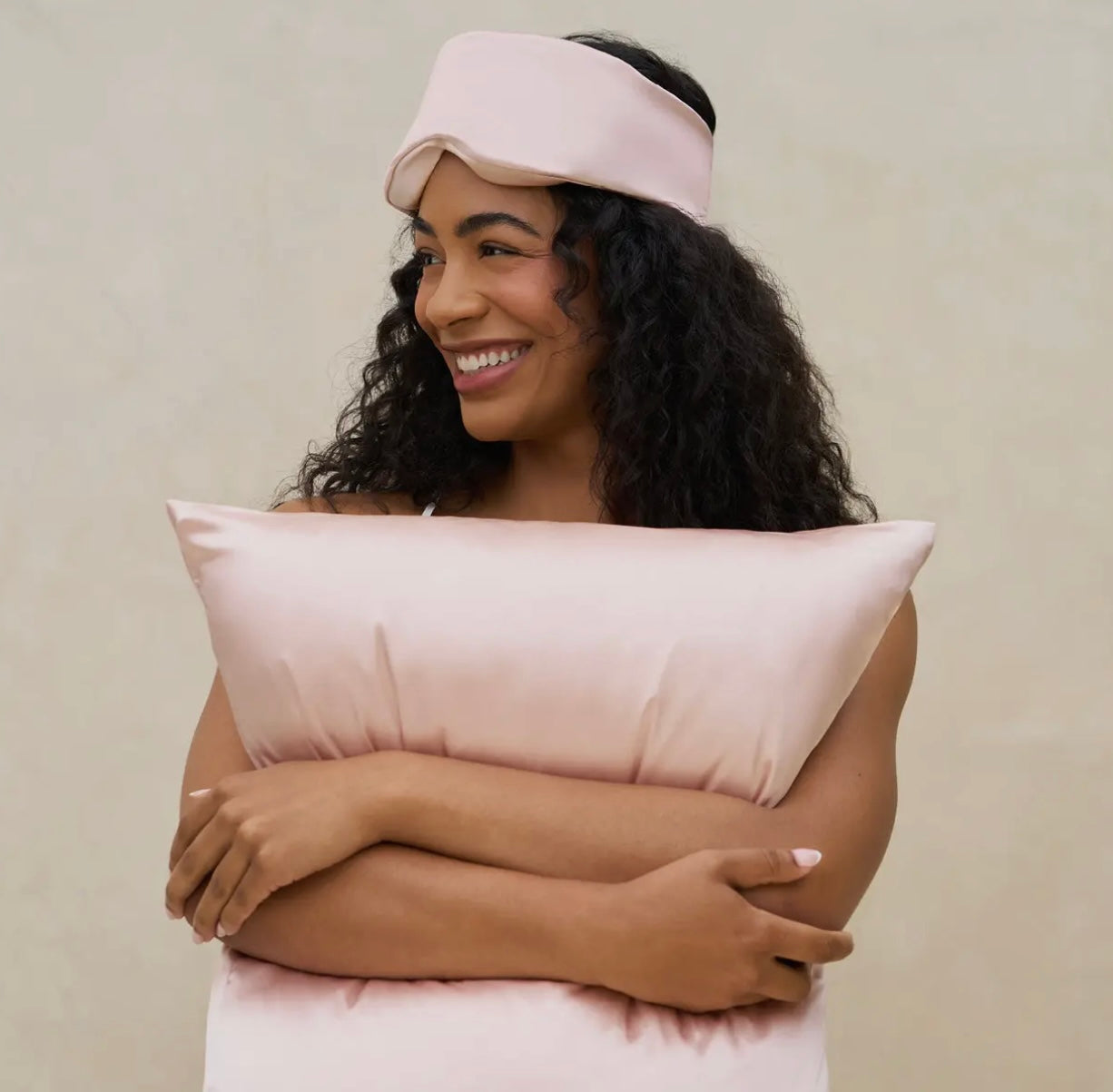 Blush Contour Pillow Eye Mask
