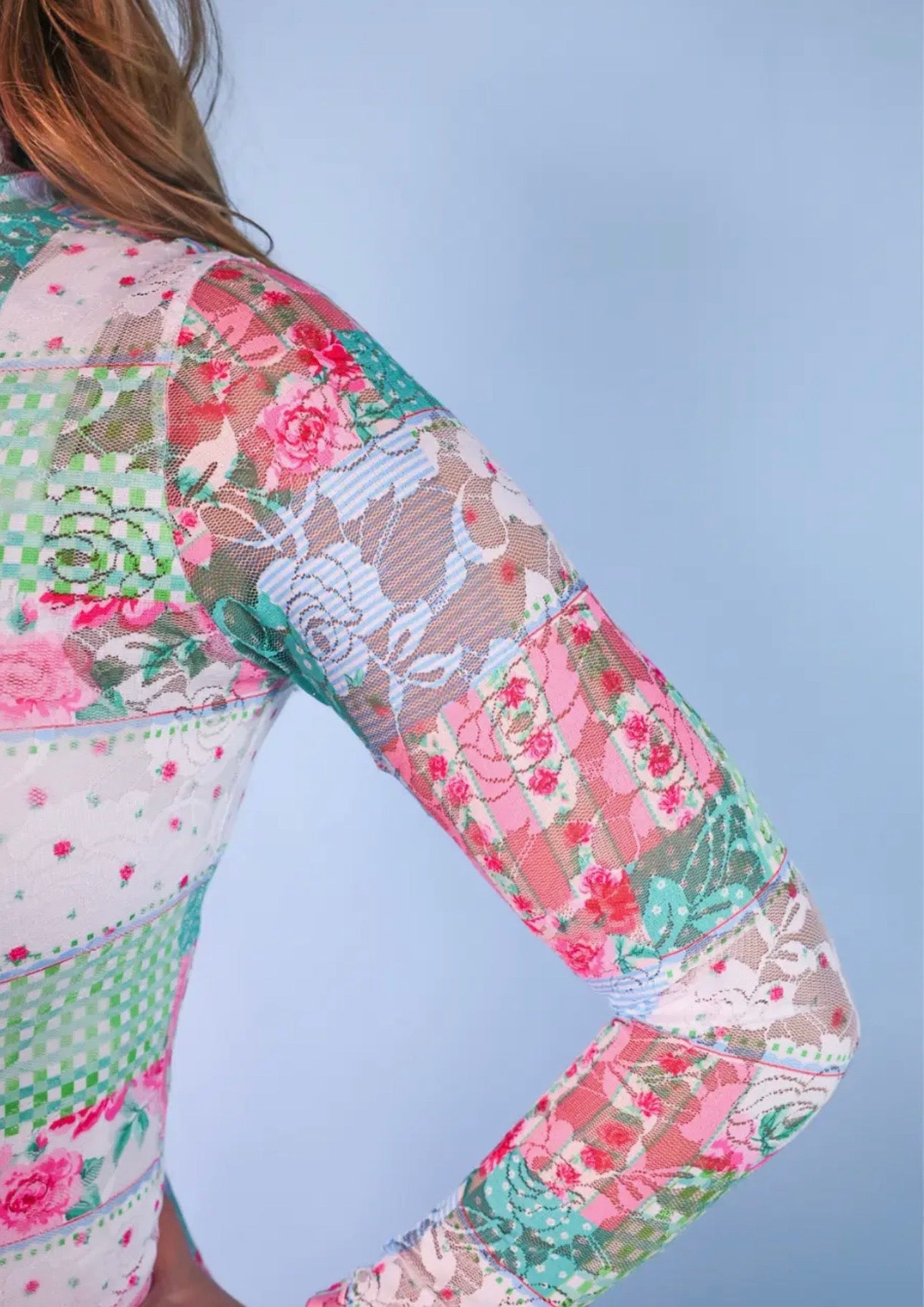 Kylie Lace Top-Heirloom Patch