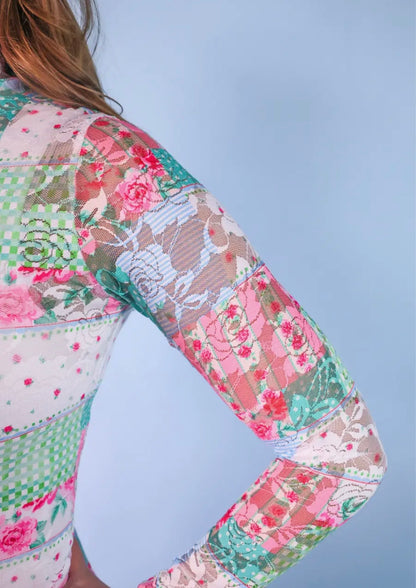 Kylie Lace Top-Heirloom Patch