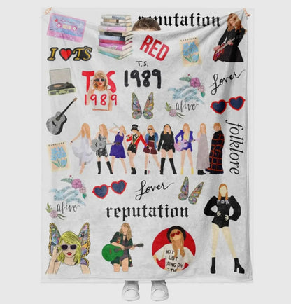 “Swiftie” Throw Blanket (Two Colors)