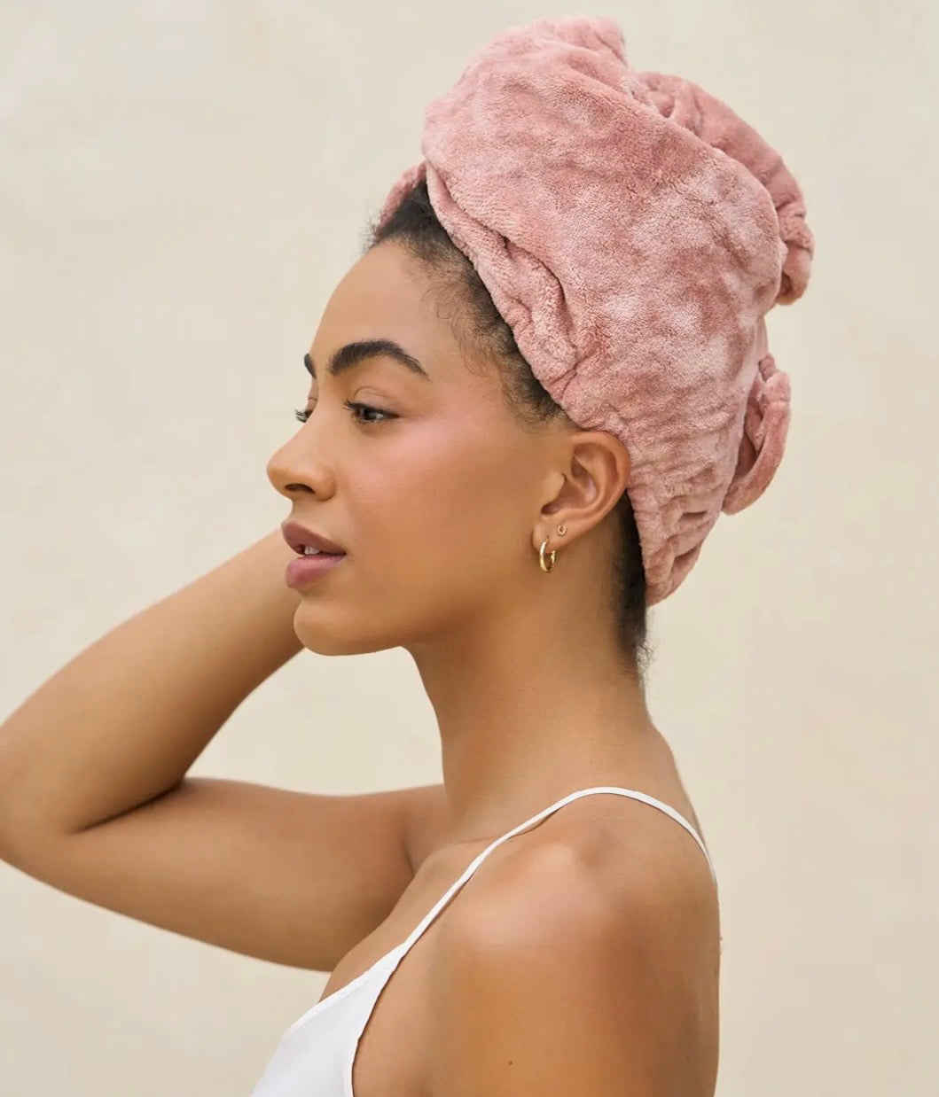 Terracotta Micro Fiber Hair Towel Turban