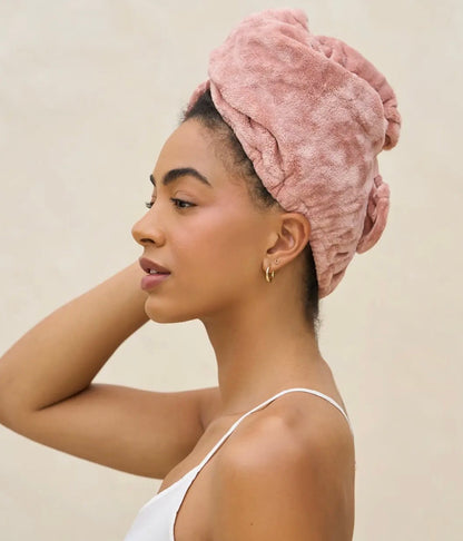 Terracotta Micro Fiber Hair Towel Turban