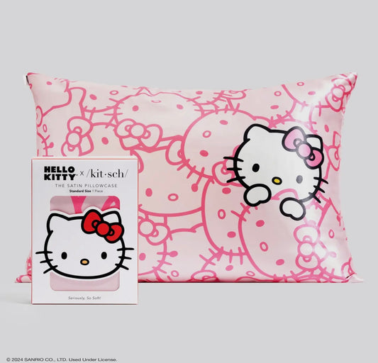 Hello Kitty Satin Pillow Case-Standard