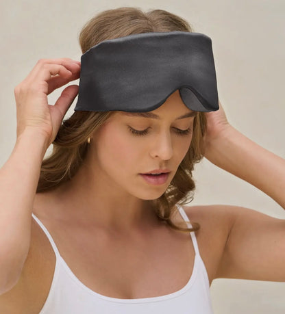 Charcoal Contour Pillow Eye Mask