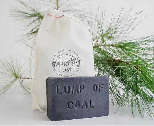 “Lump Of Coal” Charcoal Soap In A Bag