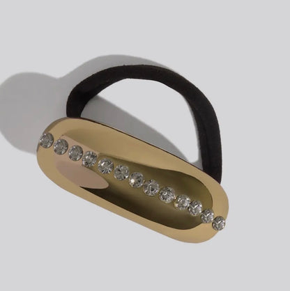 Holiday Metal Rhinestone Cloud Cuff