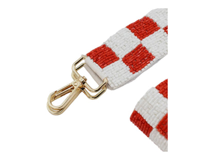 Checkered Red/White Strap