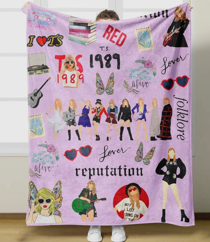 “Swiftie” Throw Blanket (Two Colors)