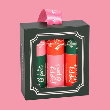 Limited Edition, Lip Balm Trio, Holiday, Ornament